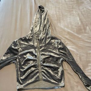 Velour Ruched Tracksuit